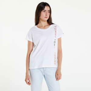 Dámské tričko Tommy Hilfiger Logo Emroidery Crew Neck T-Shirt White