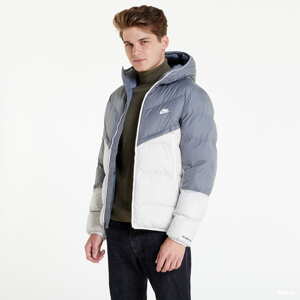 Pánská zimní bunda Nike Sportswear Storm-FIT Windrunner Primaloft Jacket Bílá / Šedá