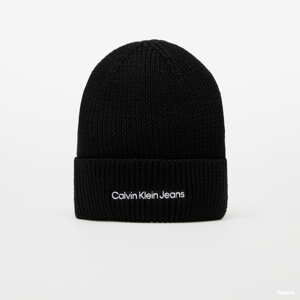 Kulich CALVIN KLEIN JEANS Institutional Embro Beanie Black