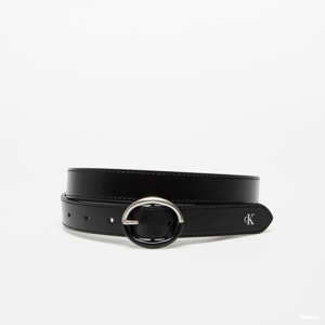 Pásek CALVIN KLEIN JEANS Round Classic Belt 25MM Černý