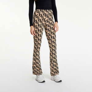 Legíny Karl Kani Retro College Logo Flared Leggings Hnědé