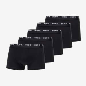 Hugo Boss 5-Pack Trunks With Logo Waistband Černé