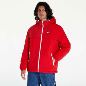 Pánská zimní bunda TOMMY JEANS TJM Padded Solid Chicago Jacket Red