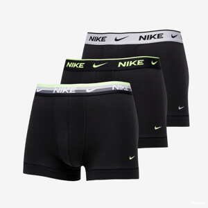 Nike Cotton Stretch Trunk 3-Pack Černé