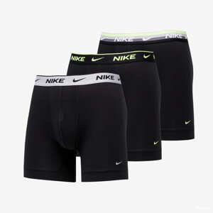 Nike Cotton Strech Boxer Brief 3-Pack Černé