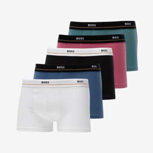 Hugo Boss 5-Pack of Stretch-Cotton Trunks With Logo Waistbands Vícebarevné