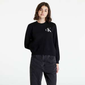 Dámský svetr CALVIN KLEIN JEANS Institutional Crew Sweater Black