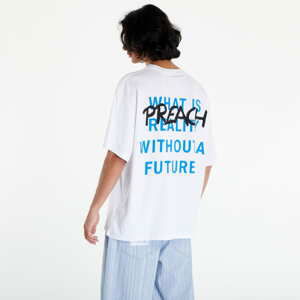 Tričko s krátkým rukávem PREACH Question T-Shirt GOTS Bílé