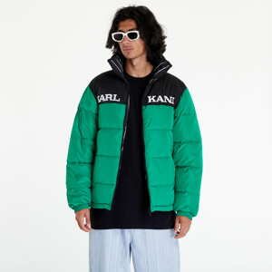 Pánská zimní bunda Karl Kani Retro Block Reversible Puffer Jacket Zelená/Černá