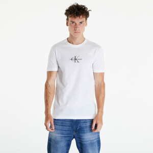 Tričko s krátkým rukávem CALVIN KLEIN JEANS Monogram Logo T-shirt Bílé