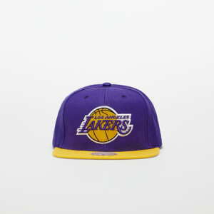 Snapback Mitchell & Ness NBA Team Ground 2.0 Snapback Lakers Fialová/Žlutá