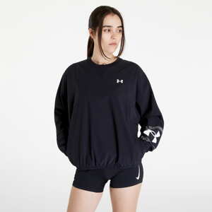 Dámská mikina Under Armour Woven Graphic Crew Sweatshirt Black