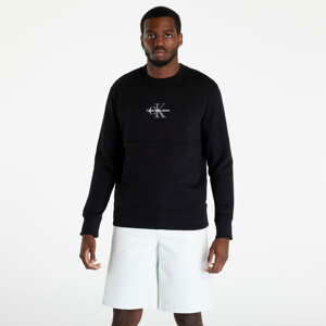 Mikina CALVIN KLEIN JEANS Monologo Crew Neck Black