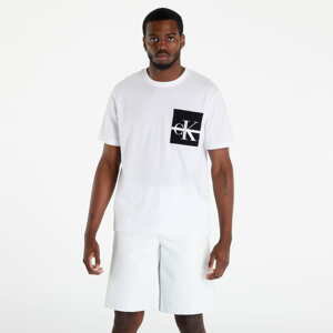 Tričko s krátkým rukávem CALVIN KLEIN JEANS Stripe Colorblock T-Shirt White