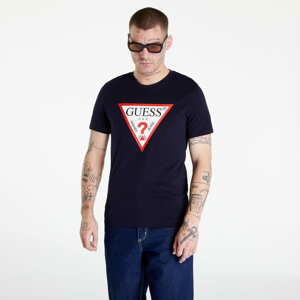 Tričko s krátkým rukávem GUESS Triangle Logo T-shirt Navy