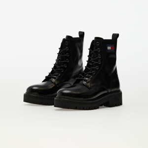 TOMMY JEANS Lace Up Boots Black