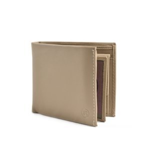BRIGHT Pánská kožená peněženka na šířku Béžová, 12 x 2 x 10 (KP00-P14776-18KUZ)