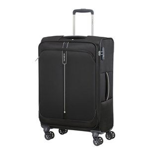 Samsonite Kufr Popsoda Spinner 66/44/28 Expander Black, 44 x 28 x 66 (123538/1041)