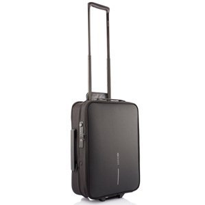 Příruční kufr na kolečkách Flex Trolley, 15-30 L, XD Design, černý