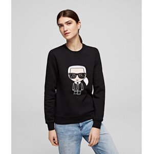 Mikina karl lagerfeld ikonik karl sweatshirt černá xs