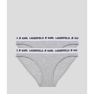 Spodní prádlo karl lagerfeld logo brief set 2-pack šedá s