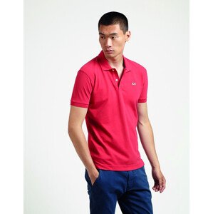 Polokošile la martina man polo s/s piquet piquet stretch slim fit červená xl