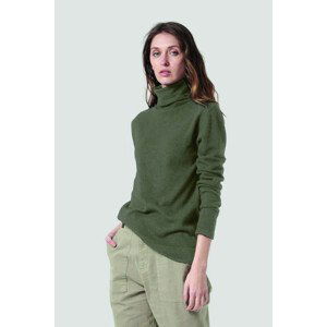 Rolák la martina woman turtle neck sweater wool zelená 1