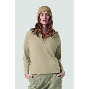 Polokošile la martina woman polo tricot stretch viscose hnědá 1