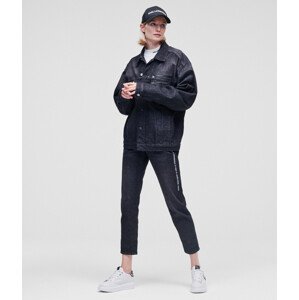 Bunda karl lagerfeld unisex denim jacket černá l