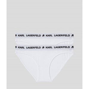 Spodní prádlo karl lagerfeld logo brief set 2-pack bílá l