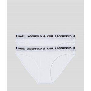 Spodní prádlo karl lagerfeld logo brief set 2-pack bílá xs