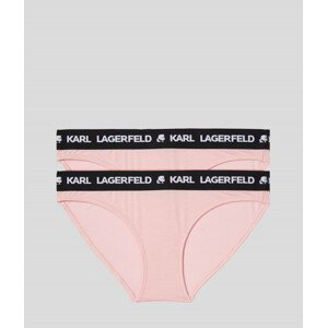 Spodní prádlo karl lagerfeld logo brief set 2-pack růžová l