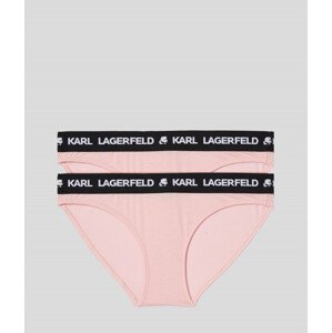 Spodní prádlo karl lagerfeld logo brief set 2-pack růžová s