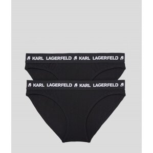 Spodní prádlo karl lagerfeld logo brief set 2-pack černá xs