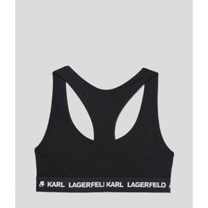 Spodní prádlo karl lagerfeld logo bralette černá l