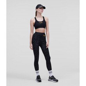 Legíny karl lagerfeld technical athleisure leggings černá l