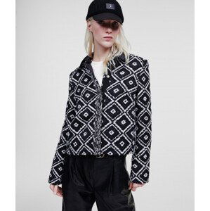 Bunda karl lagerfeld boucle jacket černá 38