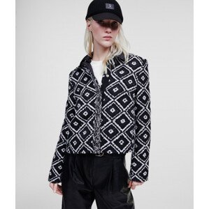 Bunda karl lagerfeld boucle jacket černá 42