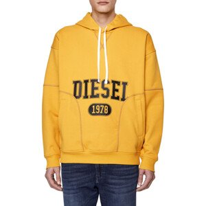 Mikina diesel s-muster sweat-shirt žlutá xl