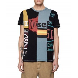 Tričko diesel t-diegie t-shirt černá xl