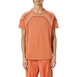 Tričko diesel t-riby t-shirt oranžová l