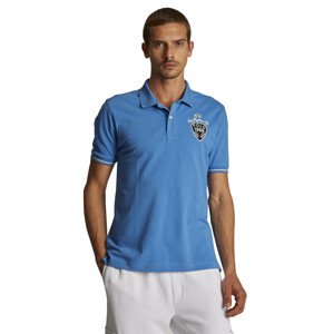 Polokošile la martina man polo s/s cotton piquet modrá m