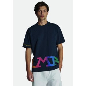 Tričko la martina man t-shirt s/s cotton jersey modrá m