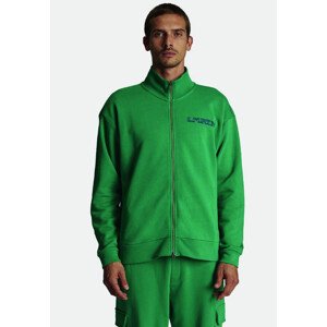 Mikina la martina man full zip fleece zelená m