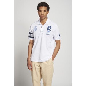 Polokošile la martina man polo s/s cotton piquet bílá s