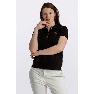 Polokošile la martina woman polo s/s piquet stretch černá 1