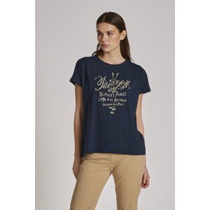 Tričko la martina woman t-shirt s/s 40/1 cotton modrá 1
