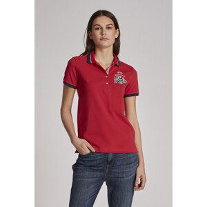 Polokošile la martina woman polo s/s cotton piquet červená 2