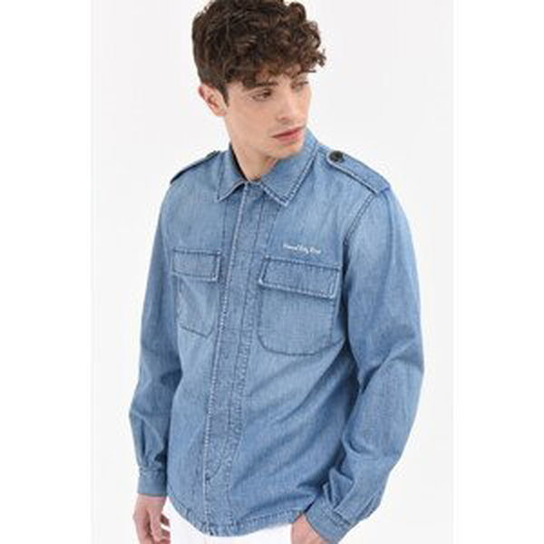 Košile manuel ritz jacket modrá 50