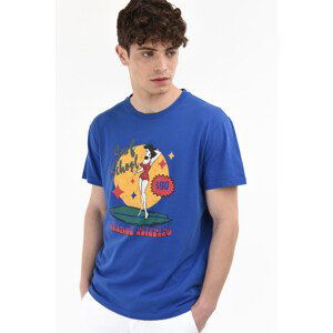 Tričko manuel ritz t-shirt modrá xxl